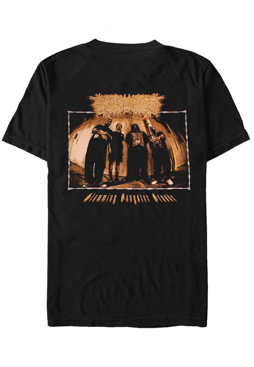 Peeling Flesh Gold Chrome T-Shirt