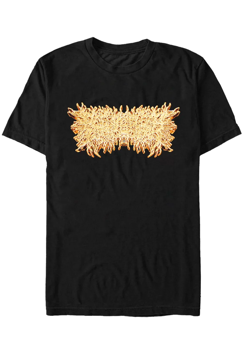 Peeling Flesh Gold Chrome T-Shirt