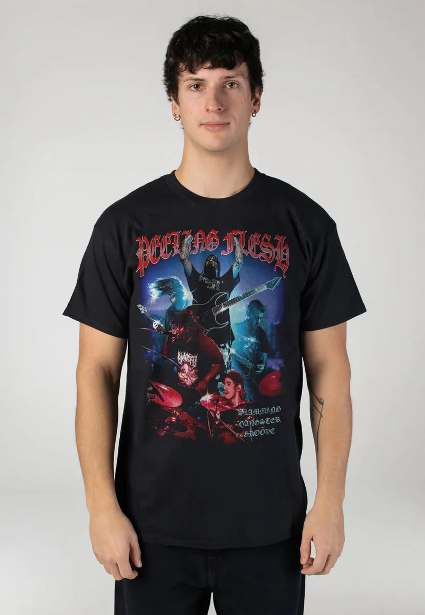 Peeling Flesh Slamming Gangster (aka Group Mixtape) T-Shirt