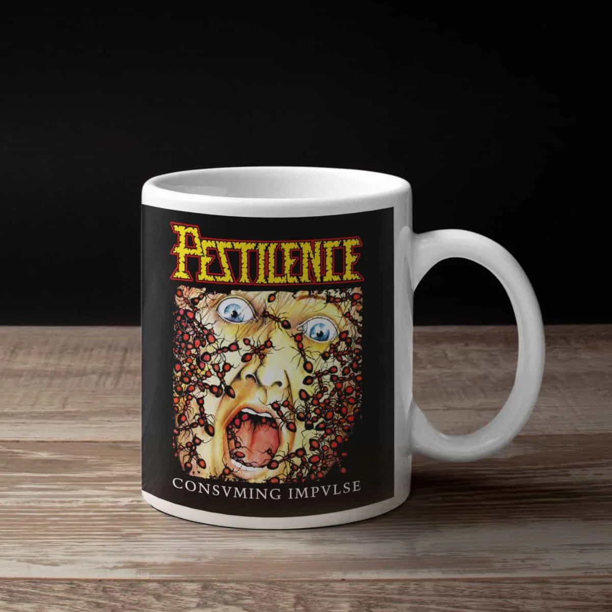 Pestilence Coffee Mug, Pestilence Consuming Impulse Coffee Mug