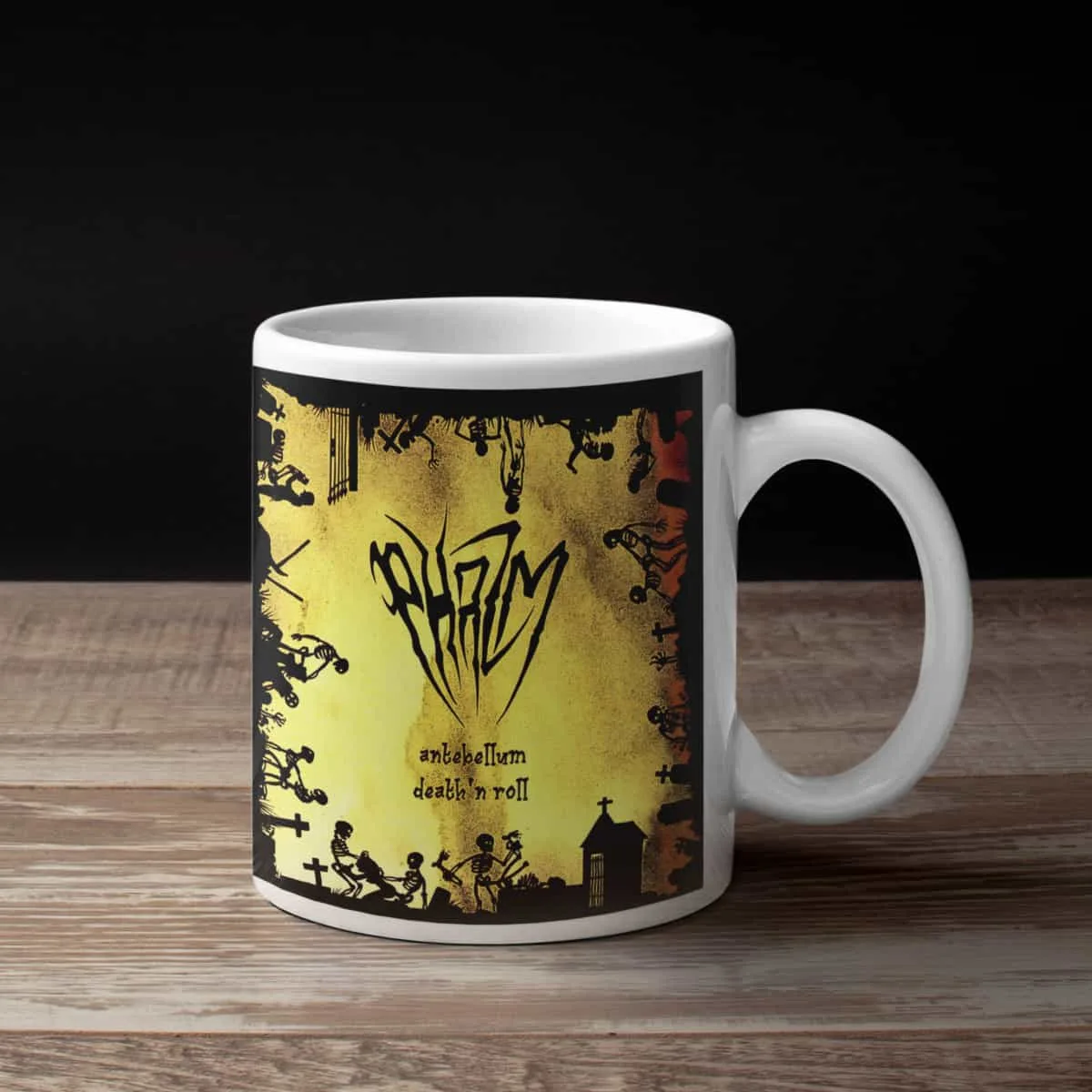 Phazm Coffee Mug, Phazm Antebellum Death 'N ' Roll Coffee Mug