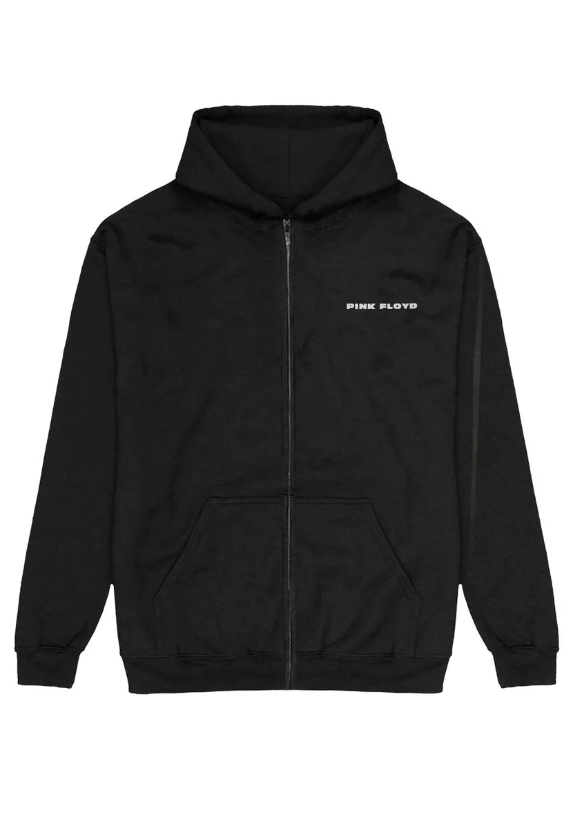 Pink Floyd Circle Logo Back Print - Zipper Hoodie