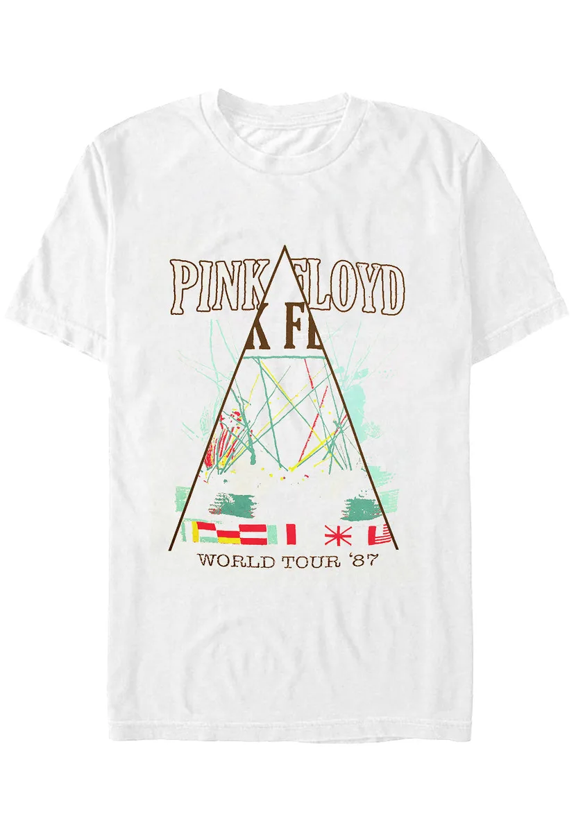 Pink Floyd World Tour 87 White T-Shirt