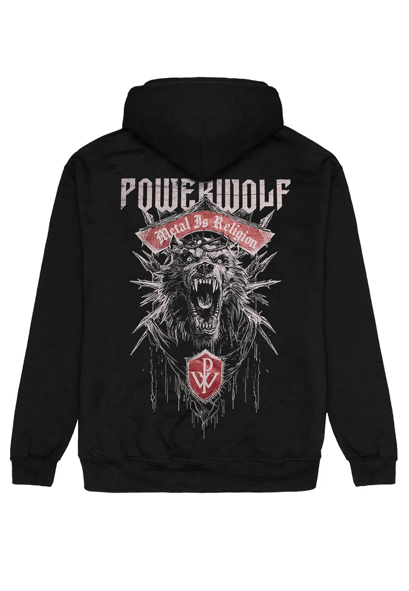 Powerwolf Chaos Crest Hoodie