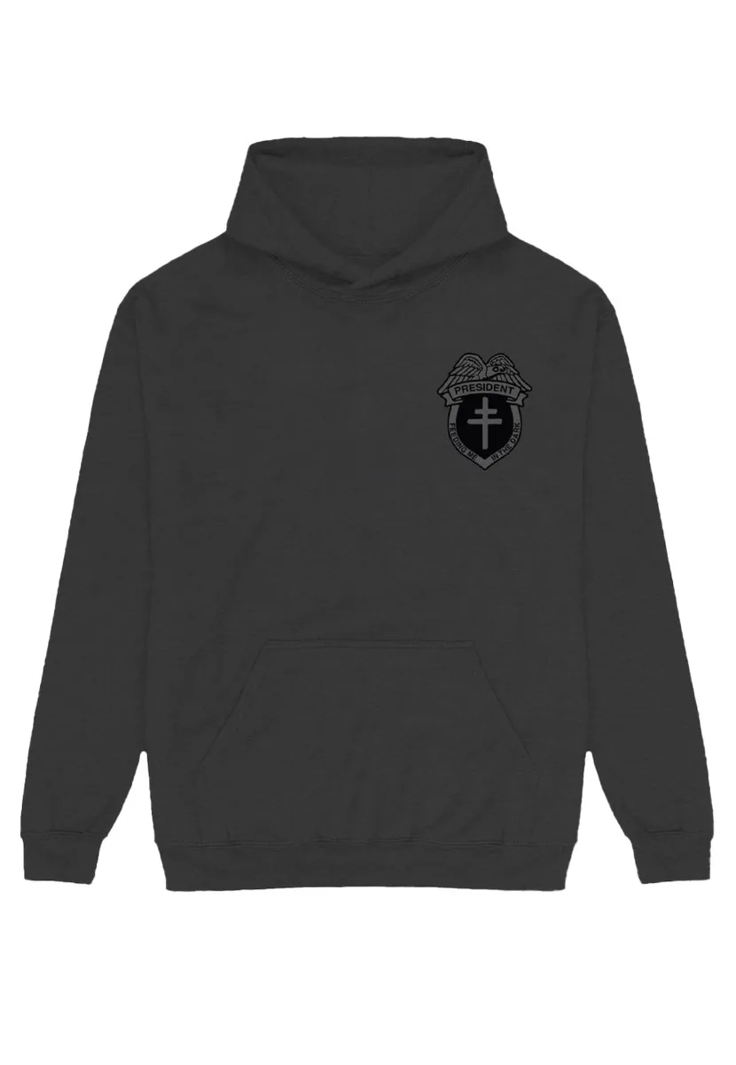 President In The Dark Stormy Grey Hoodie
