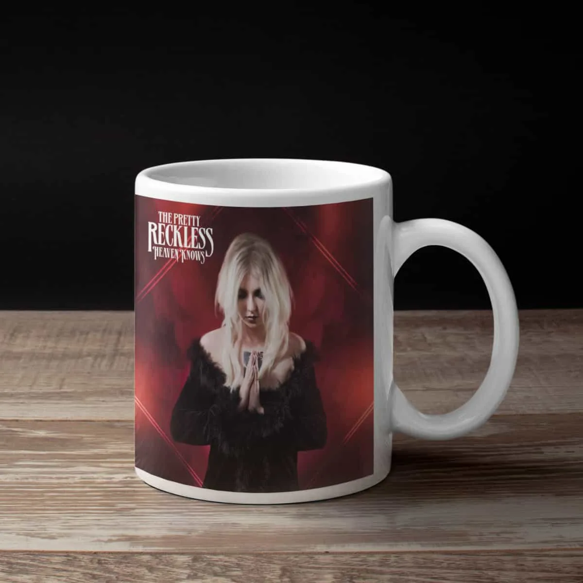 Pretty Reckless Coffee Mug, Pretty Reckless Heaven Knows Coffee Mug