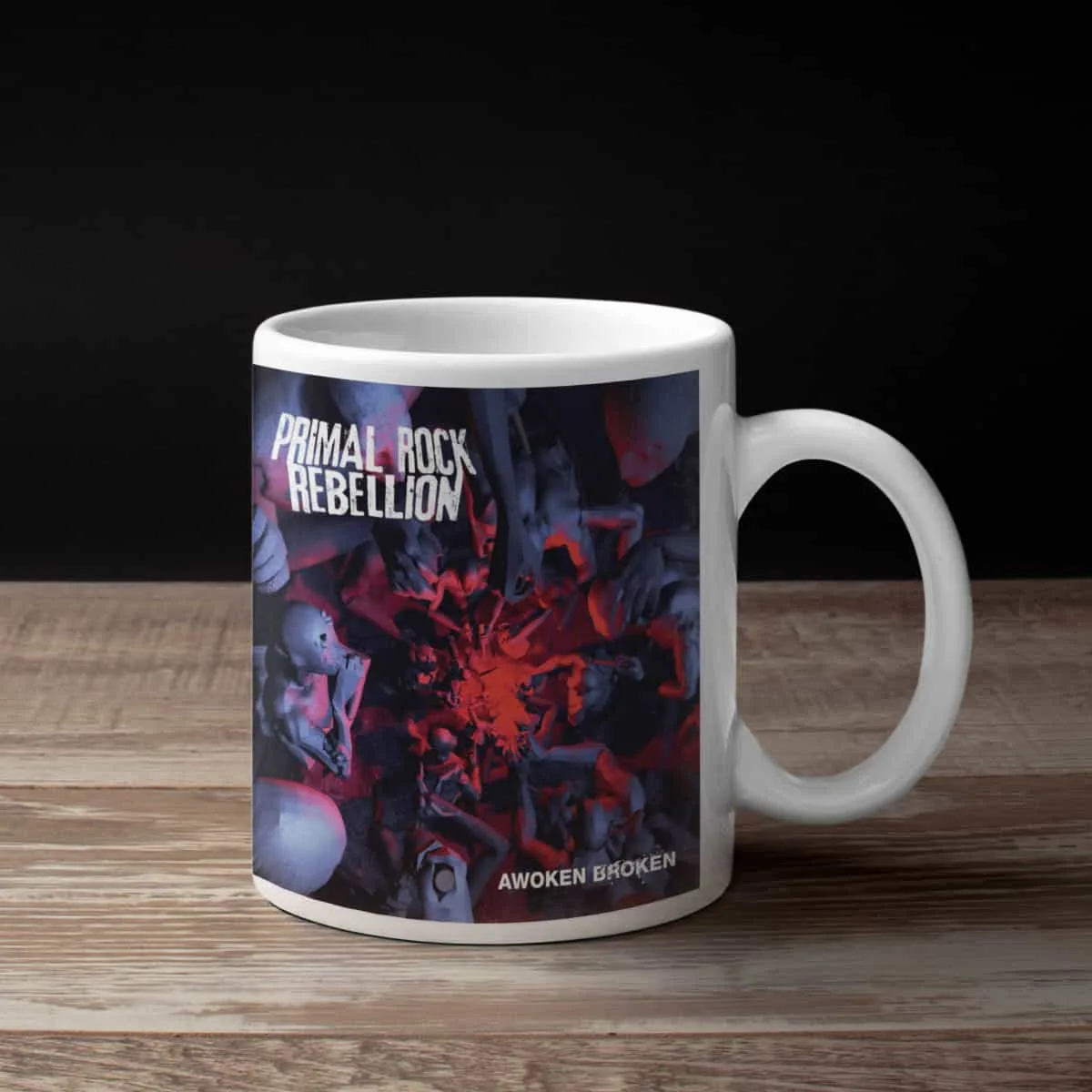 Primal Rock Rebellion Coffee Mug, Primal Rock Rebellion Awoken Broken Coffee Mug