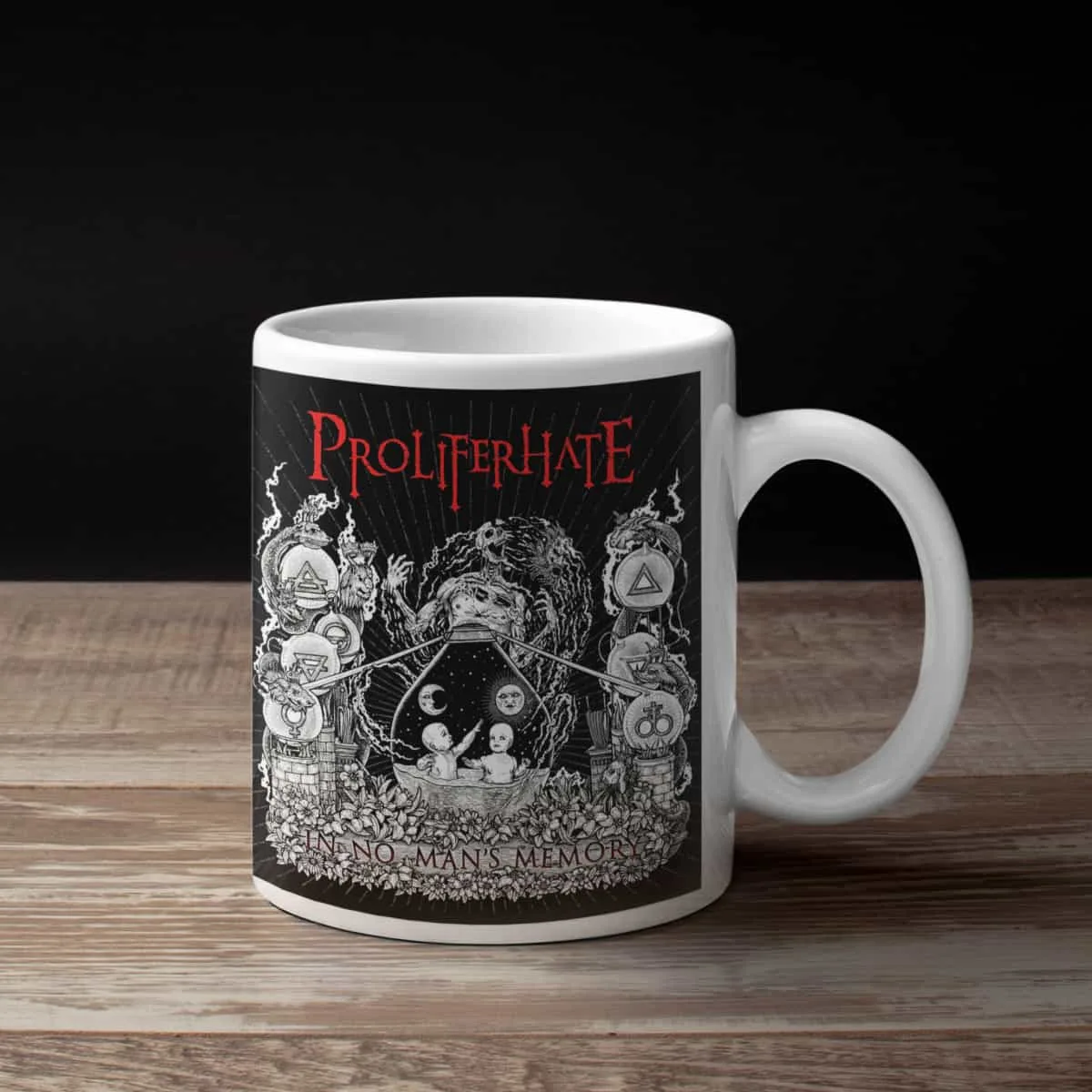 Proliferhate Coffee Mug, Proliferhate In No Man's Memory Coffee Mug