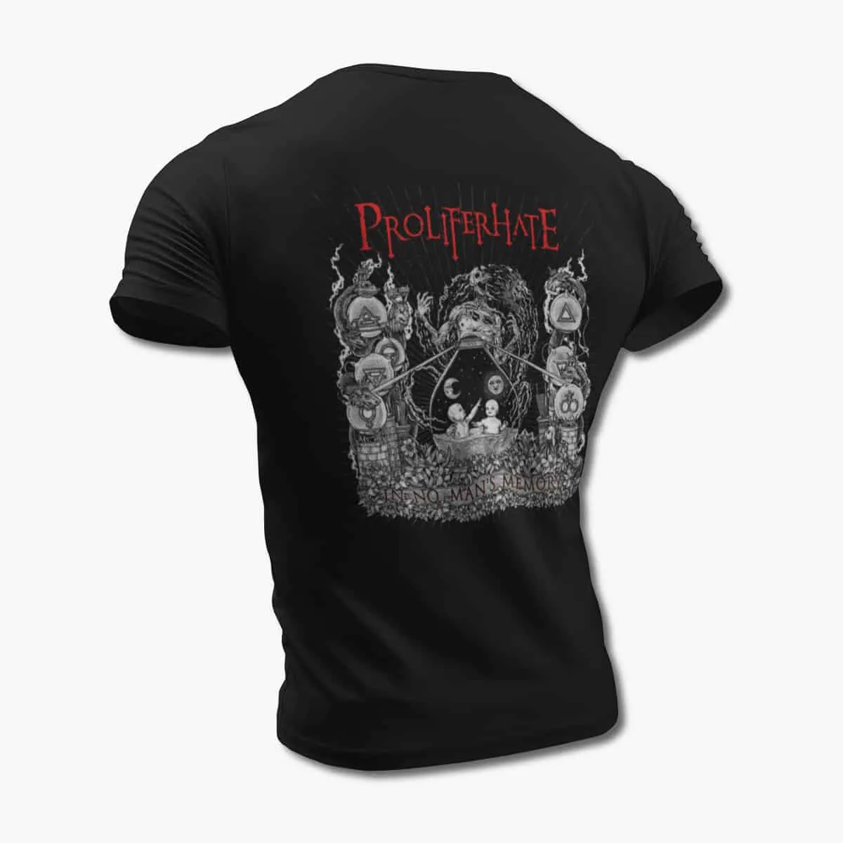 Proliferhate T-Shirt, Proliferhate In No Man's Memory Black T-Shirt, Progressive Death Metal Merch