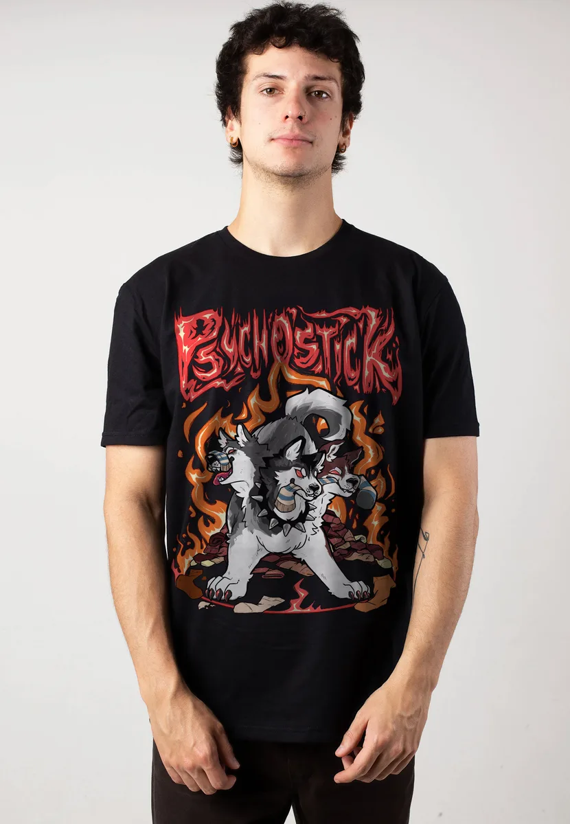 Psychostick Cerberus Like Socks T-Shirt