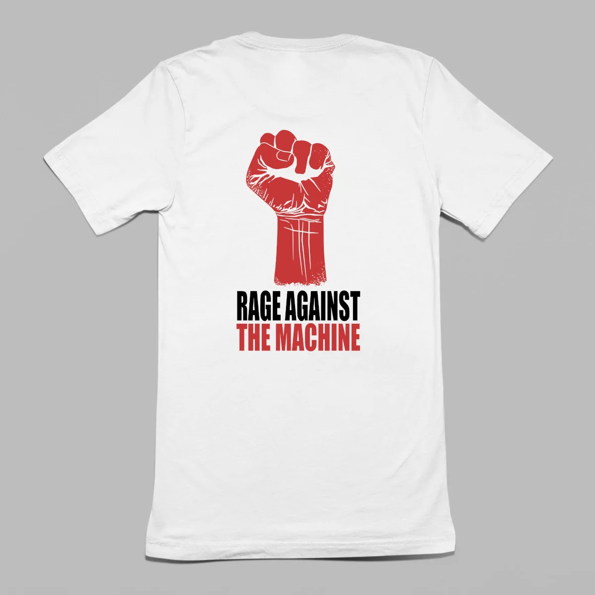 Rage Against The Machine T-Shirt, Rage Against The Machine Artwork White T-Shirt