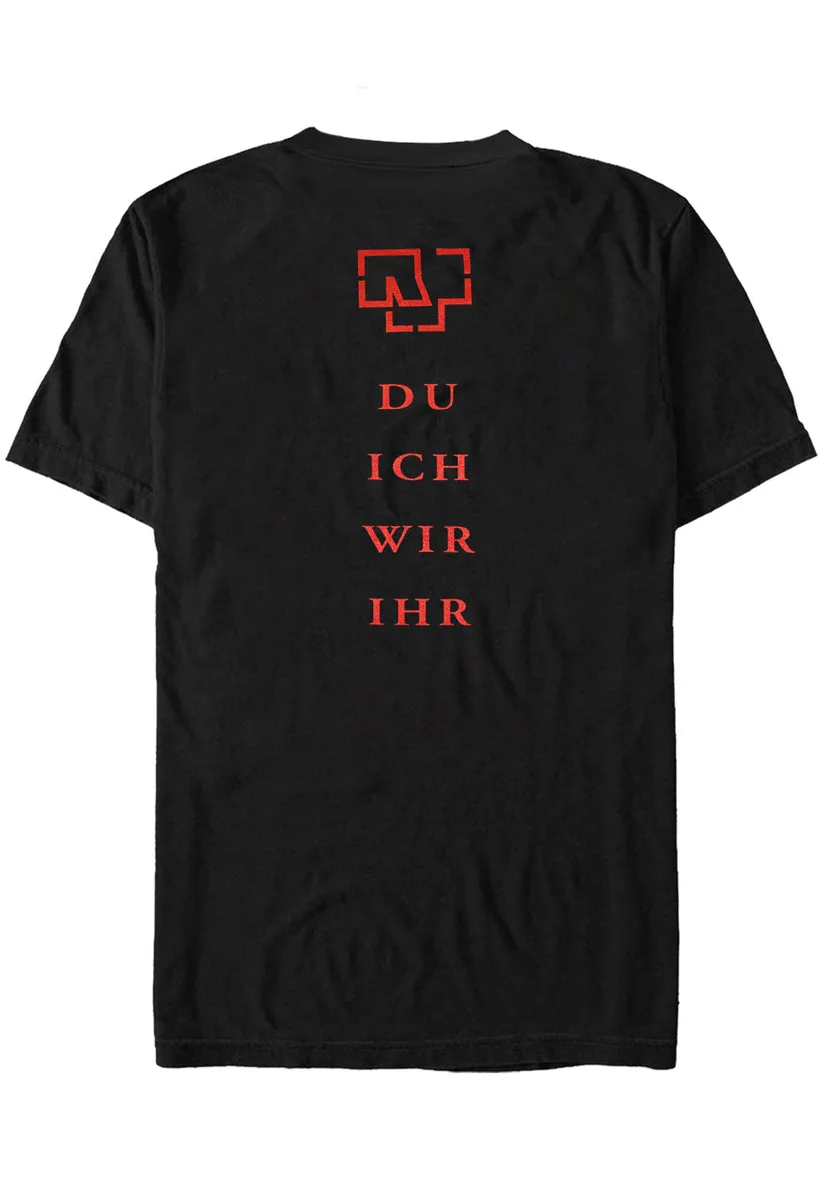 Rammstein Du Ich Wir Ihr T-Shirt