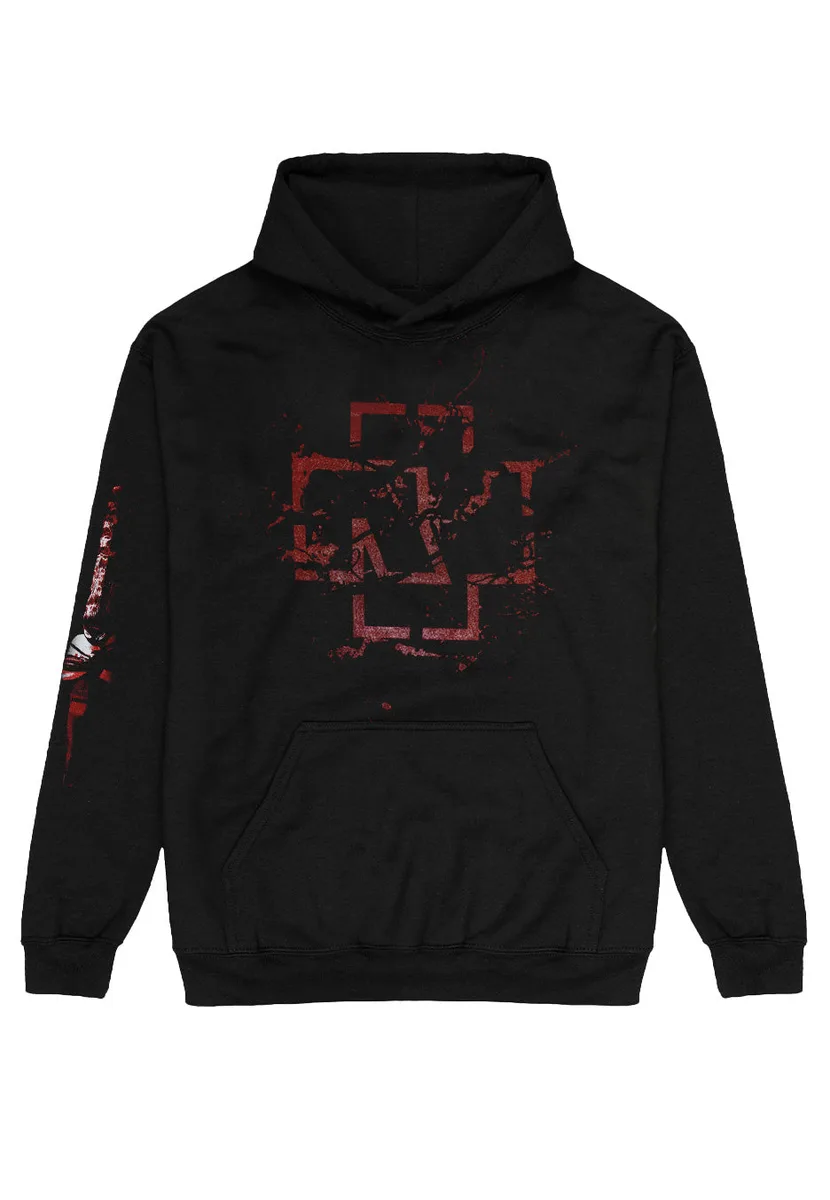 Rammstein Mein Herz Brennt Spraylogo Hoodie