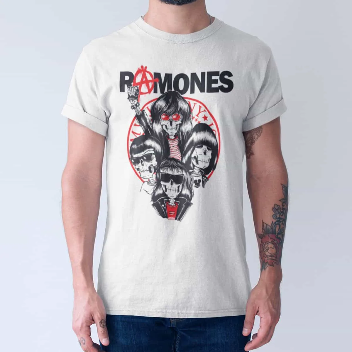 Ramones Anarchy T-Shirt, Punk Rock Merch