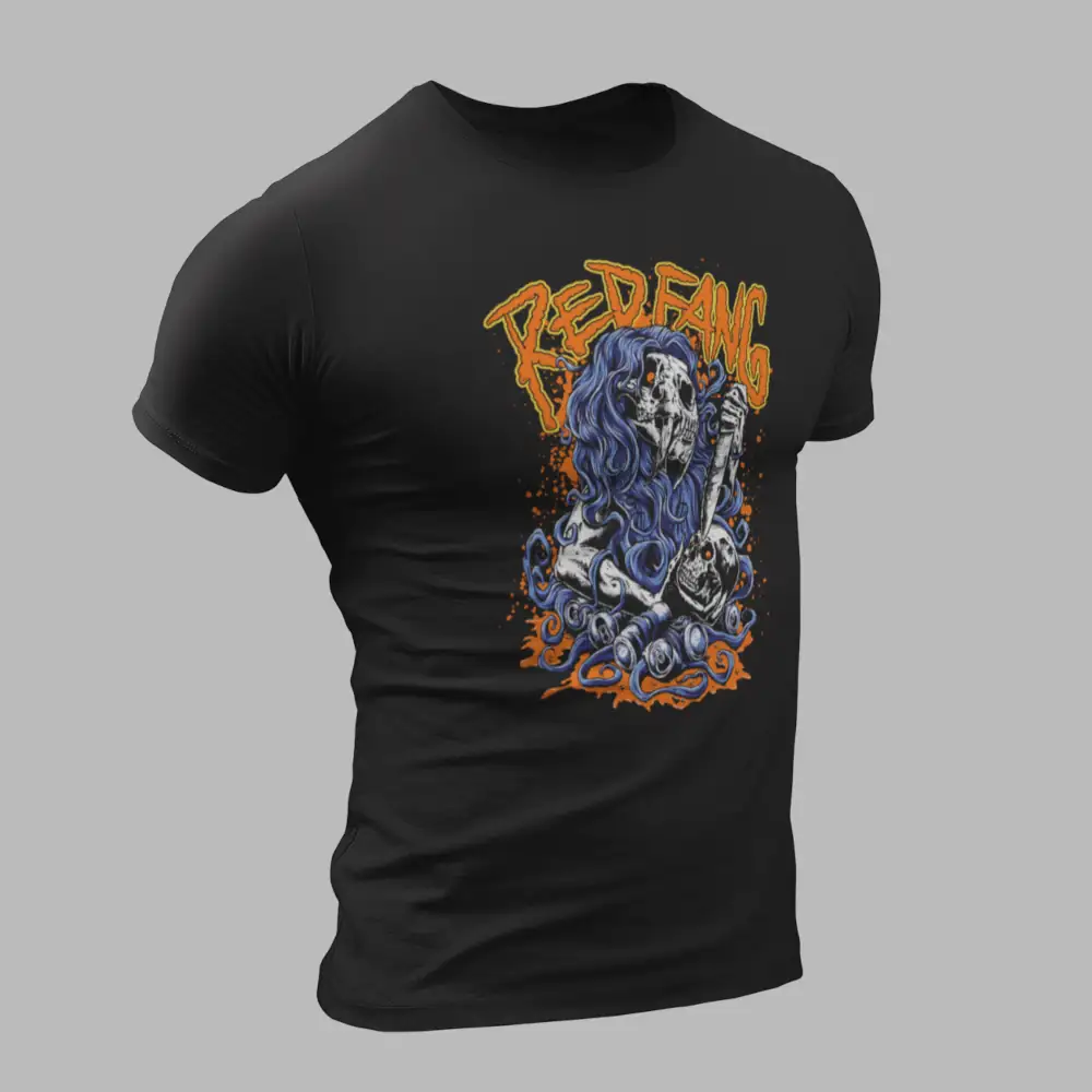 Red Fang T-Shirt, Red Fang Artwork Black T-Shirt