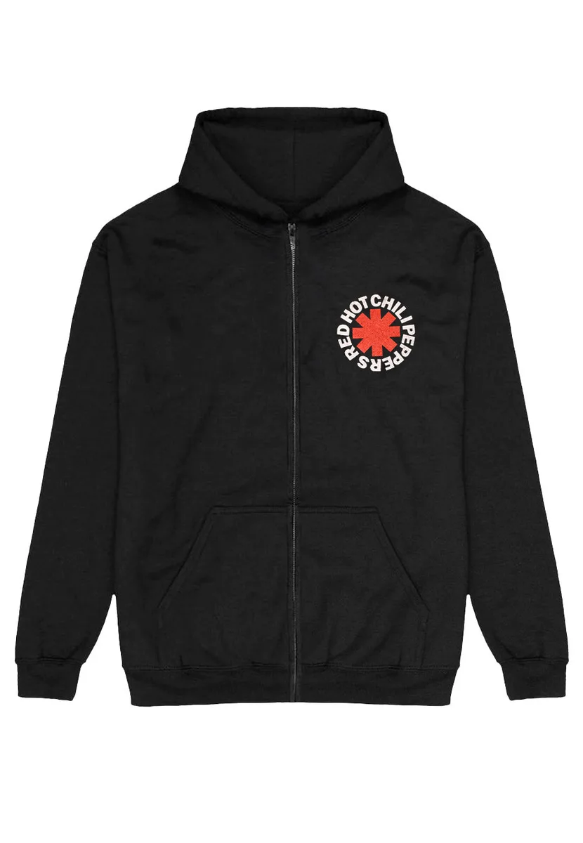 Red Hot Chili Peppers Red Asterisk - Zipper Hoodie