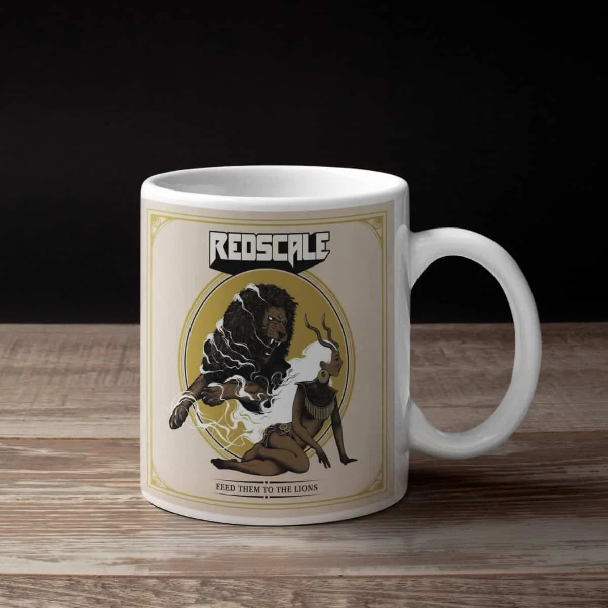 Redscale Band Coffee Mug, Redscale Feed Them To The Lions Mug