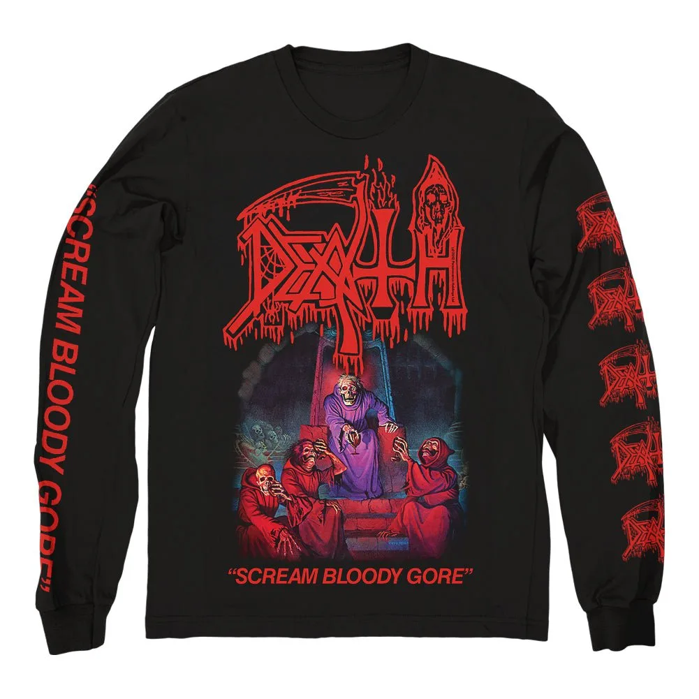 RELAPSE RECORDS DEATH "Scream Bloody Gore" Longsleeve Long Sleeve