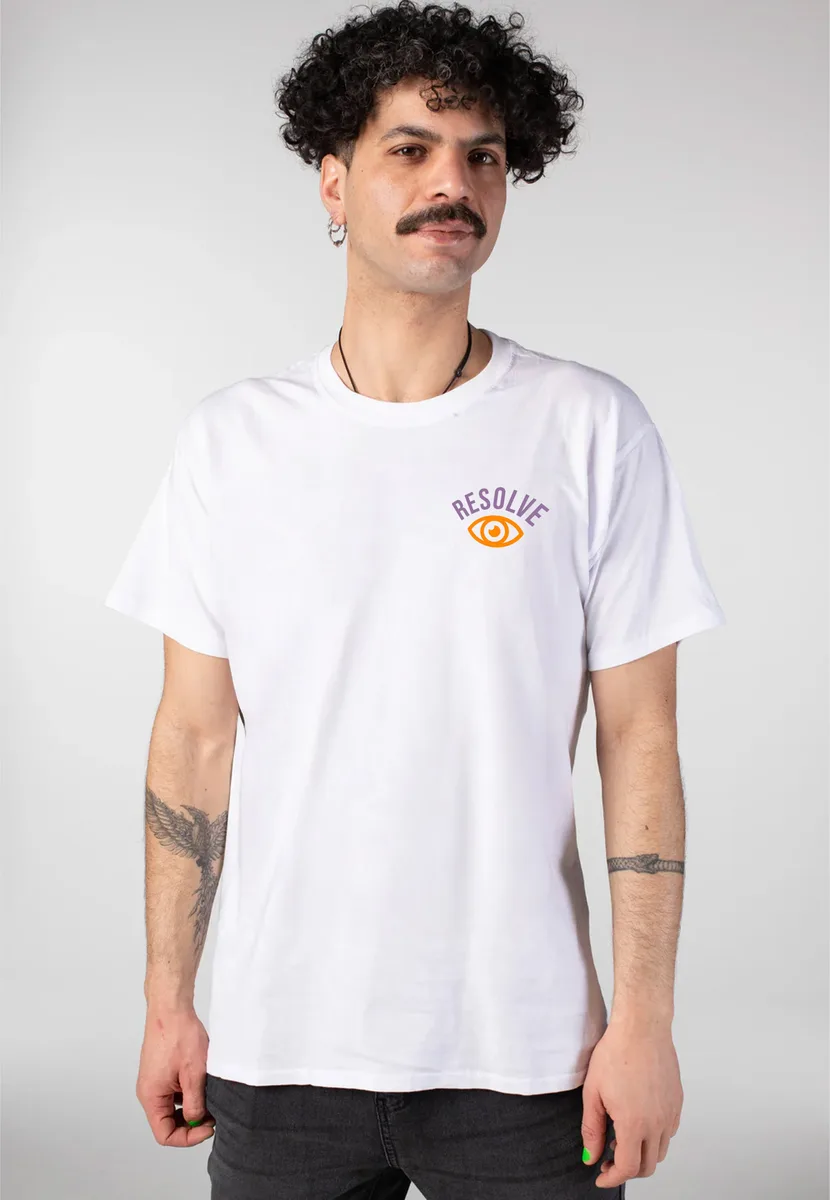Resolve Death Awaits White T-Shirt