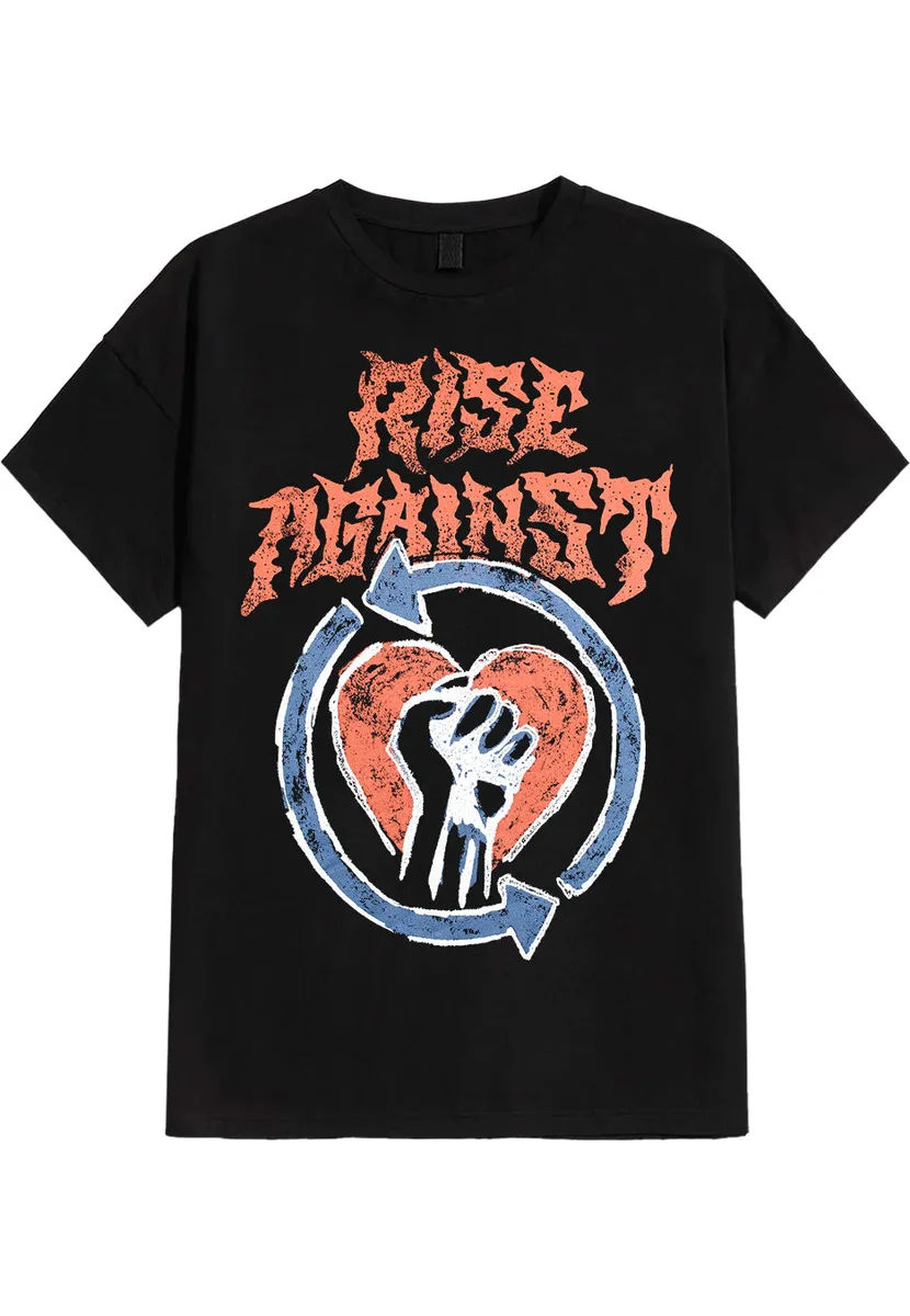 Rise Against Chalk Heartfist T-Shirt