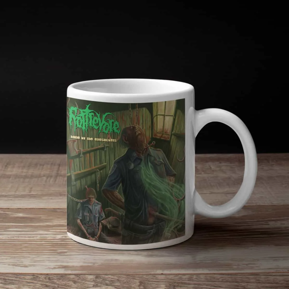 Rottrevore Coffee Mug, Rottrevore Hung by the Eyesockets Coffee Mug