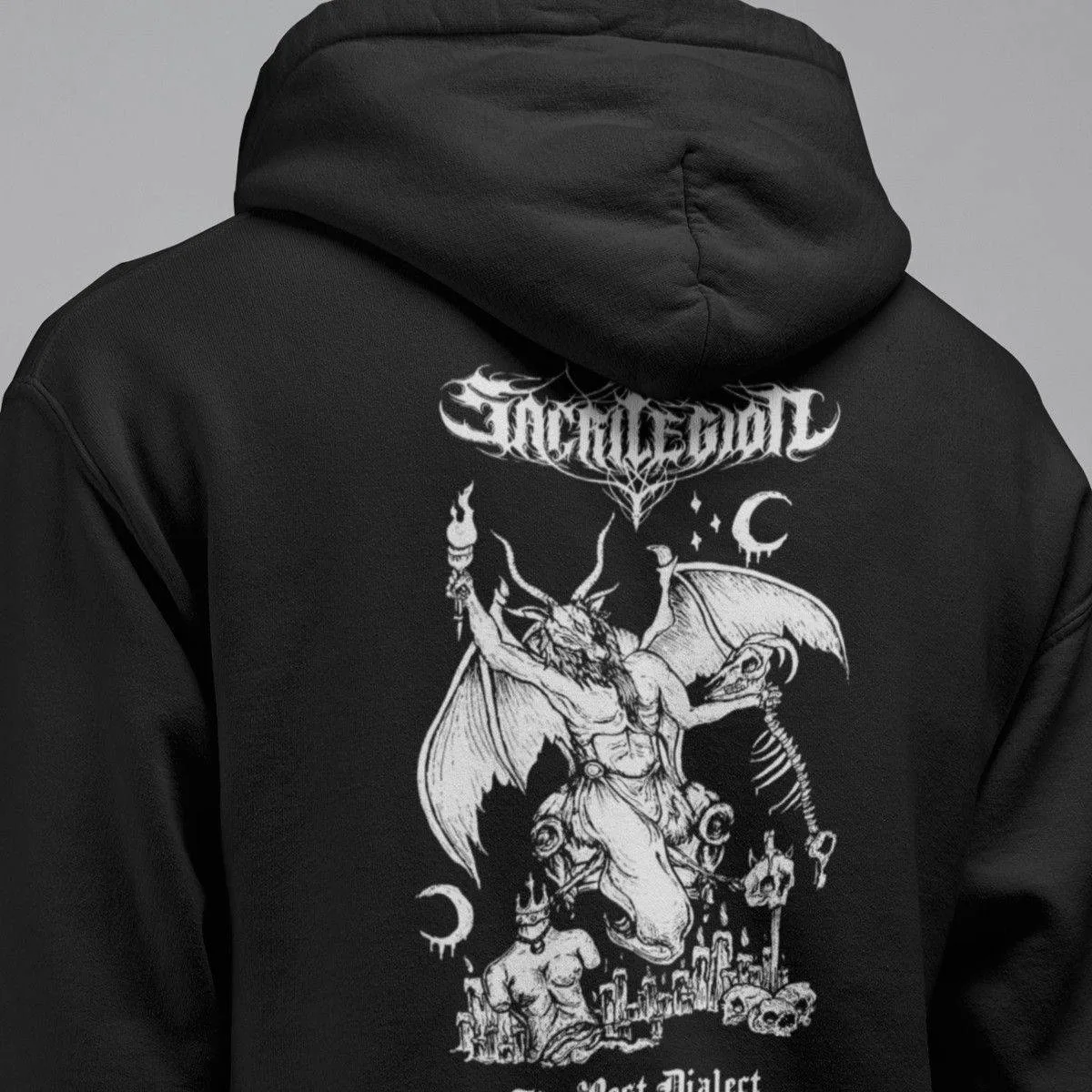 Sacrilegion Band Hoodie, Sacrilegion The Pest Dialect Hooded Sweatshirt, Death Metal Merch