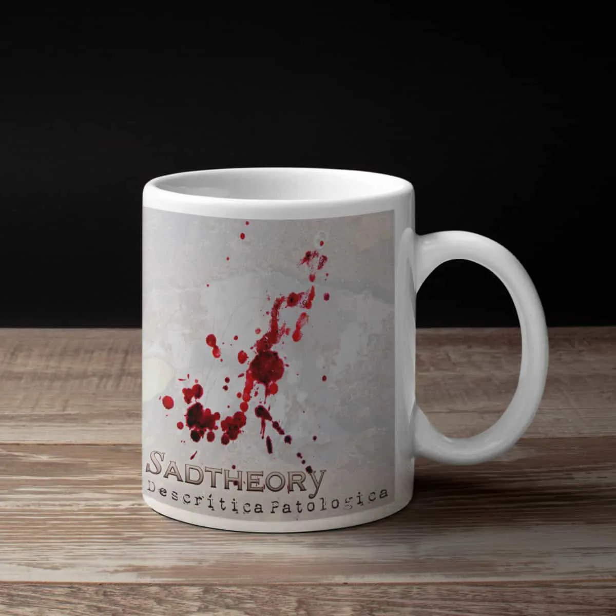 Sad Theory Coffee Mug, Sad Theory Descrítica Patológica Coffee Mug