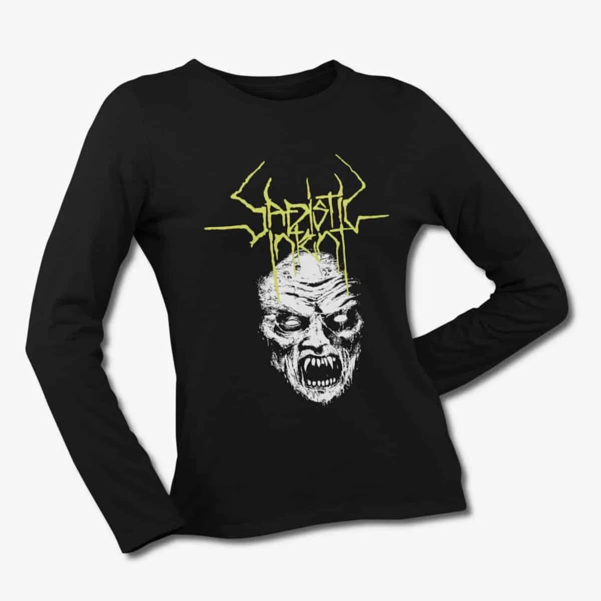 Sadistic Intent Long Sleeve T-Shirt, Sadistic Intent Resurrection Black Longsleeve T-Shirt, Death Metal Merchandise