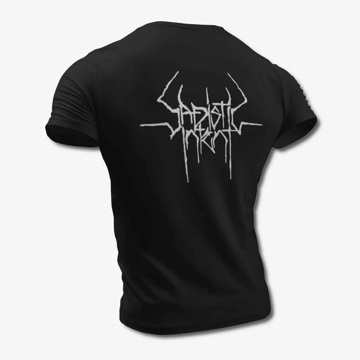 Sadistic Intent T-Shirt, Sadistic Intent Band Logo Black T-Shirt, Death Metal Merchandise
