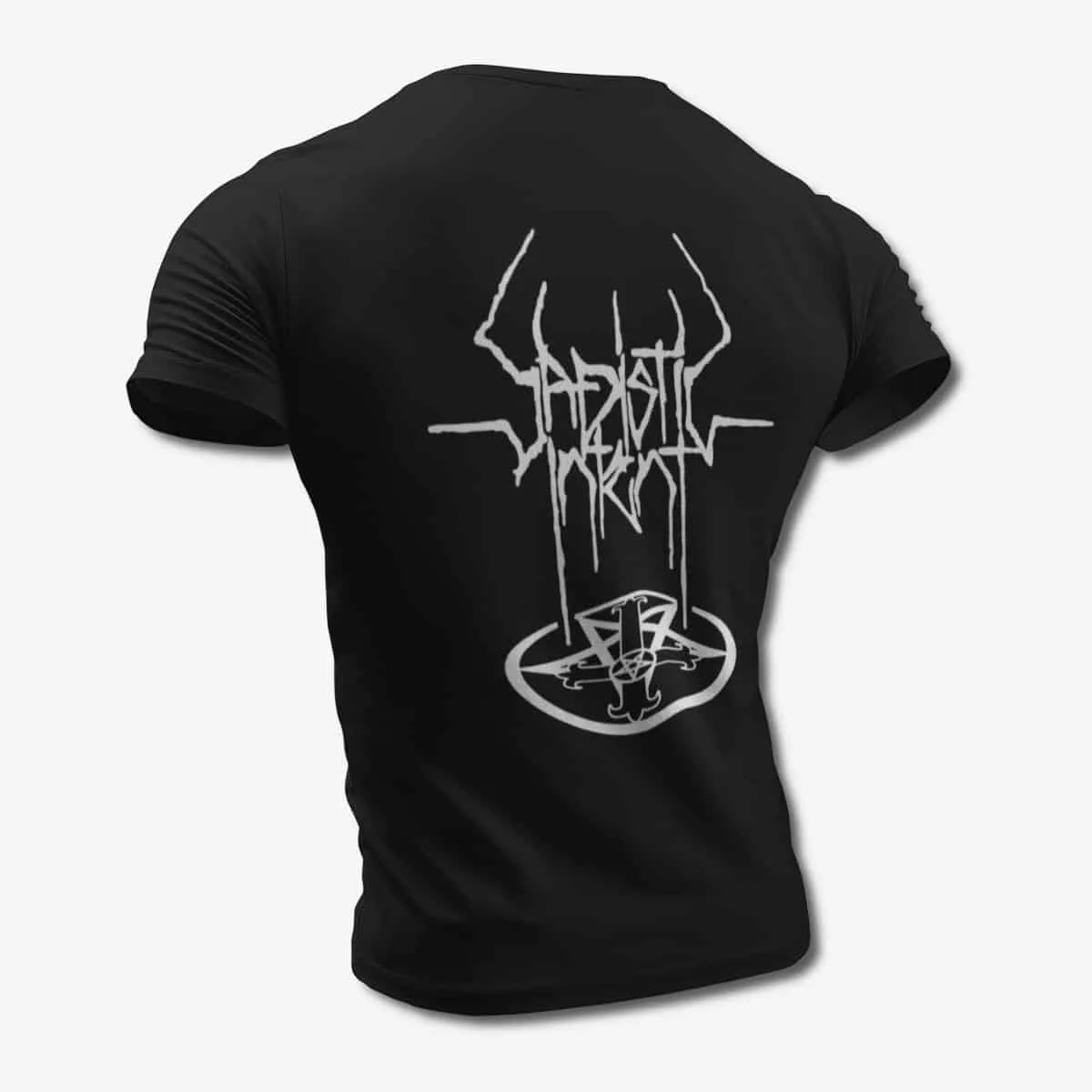 Sadistic Intent T-Shirt, Sadistic Intent Logo Artwork Black T-Shirt, Death Metal Merchandise