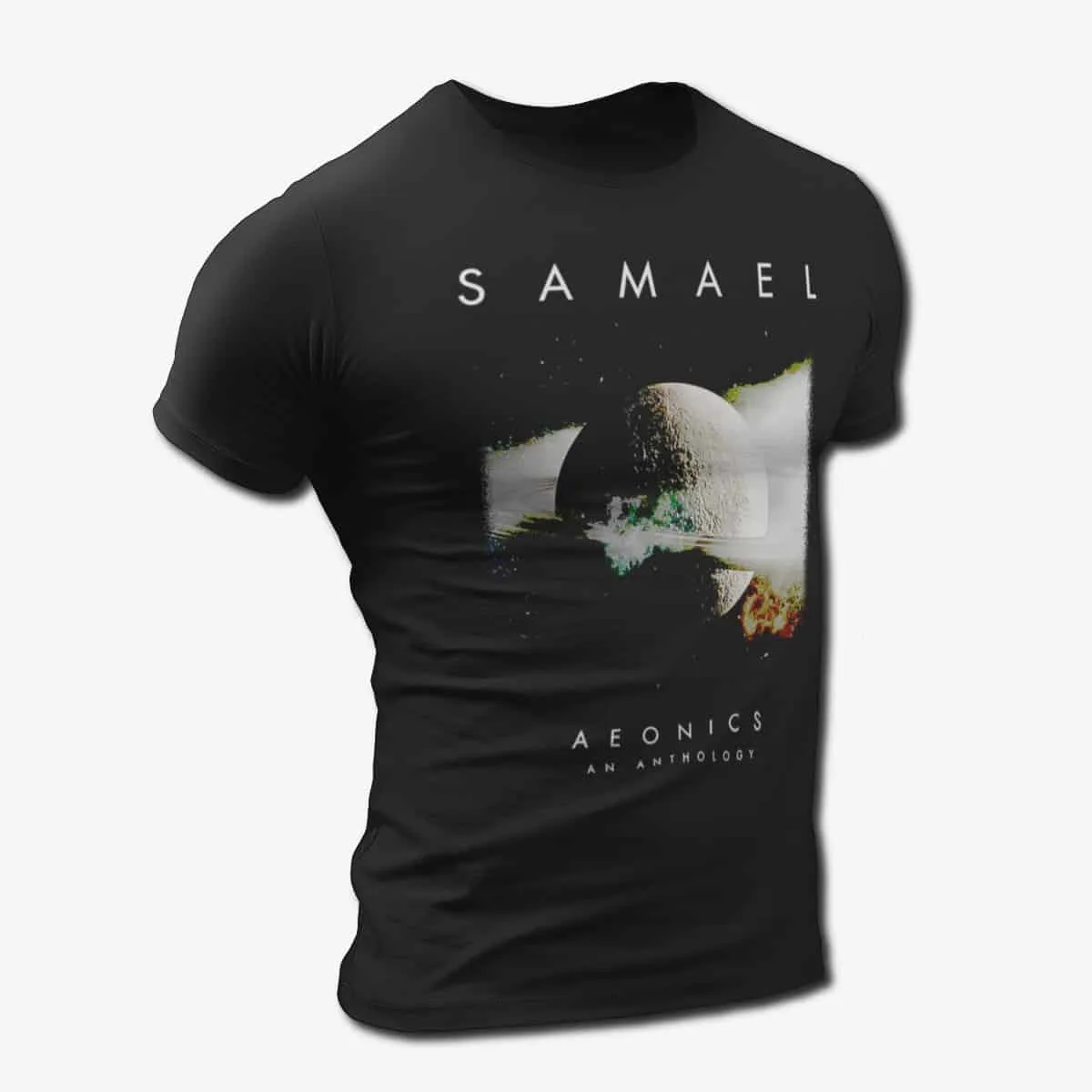 Samael Band T-Shirt, Samael Aeonics An Anthology Artwork T-Shirt, Industrial Metal Merch