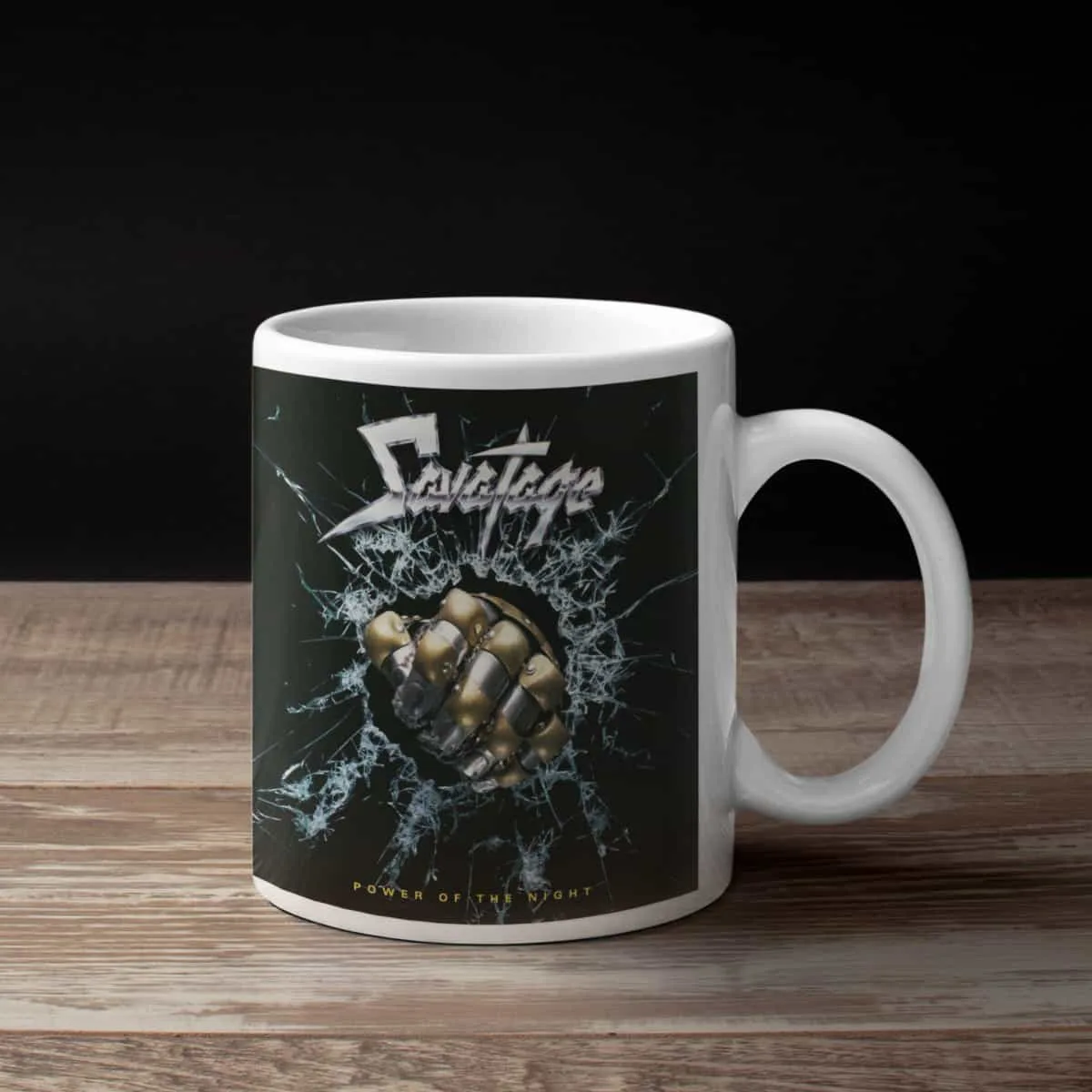 Savatage Coffee Mug, Savatage Power Of The Night Coffee Mug