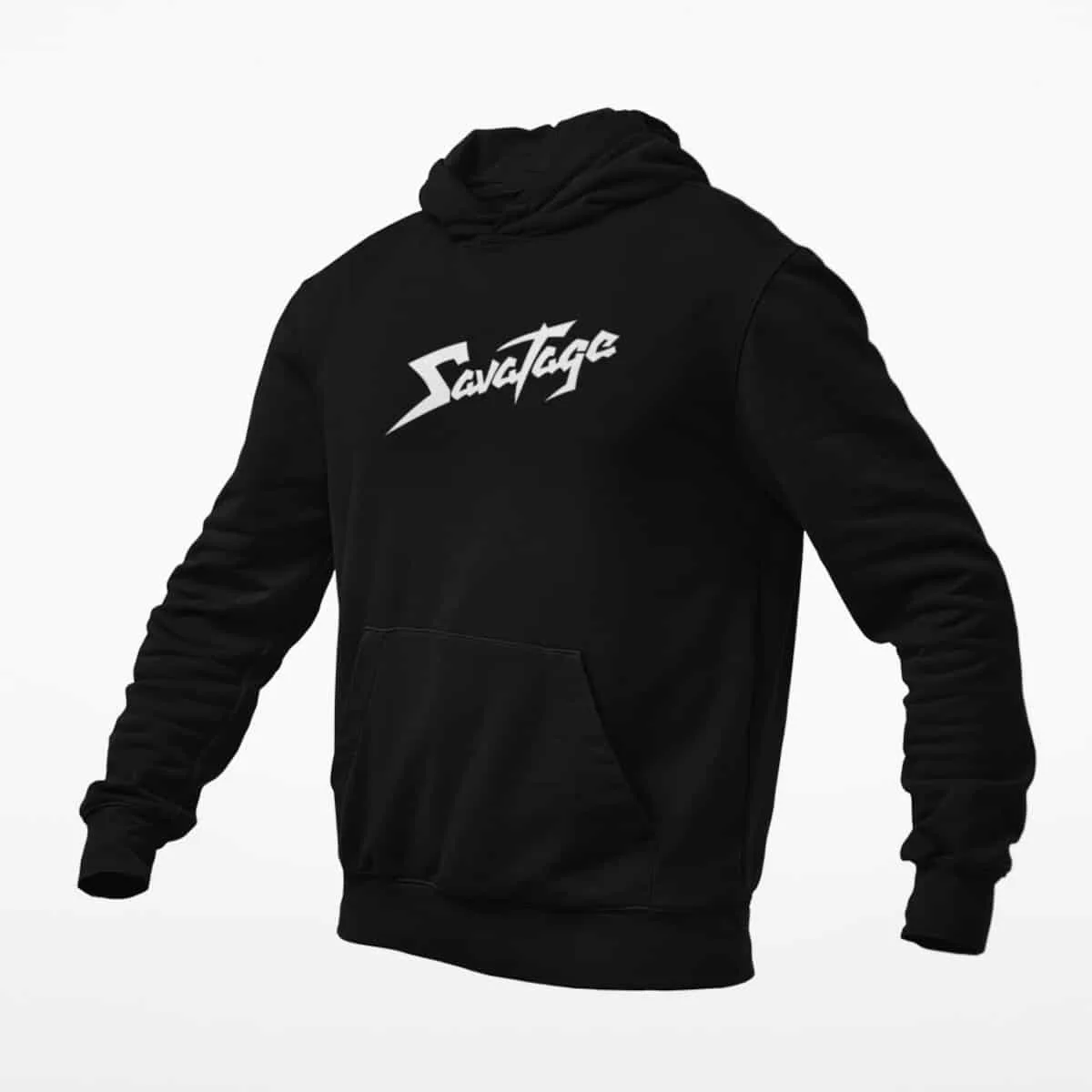 Savatage Hoodie, Savatage Logo Black Hoodie, Progressive Metal Merchandise