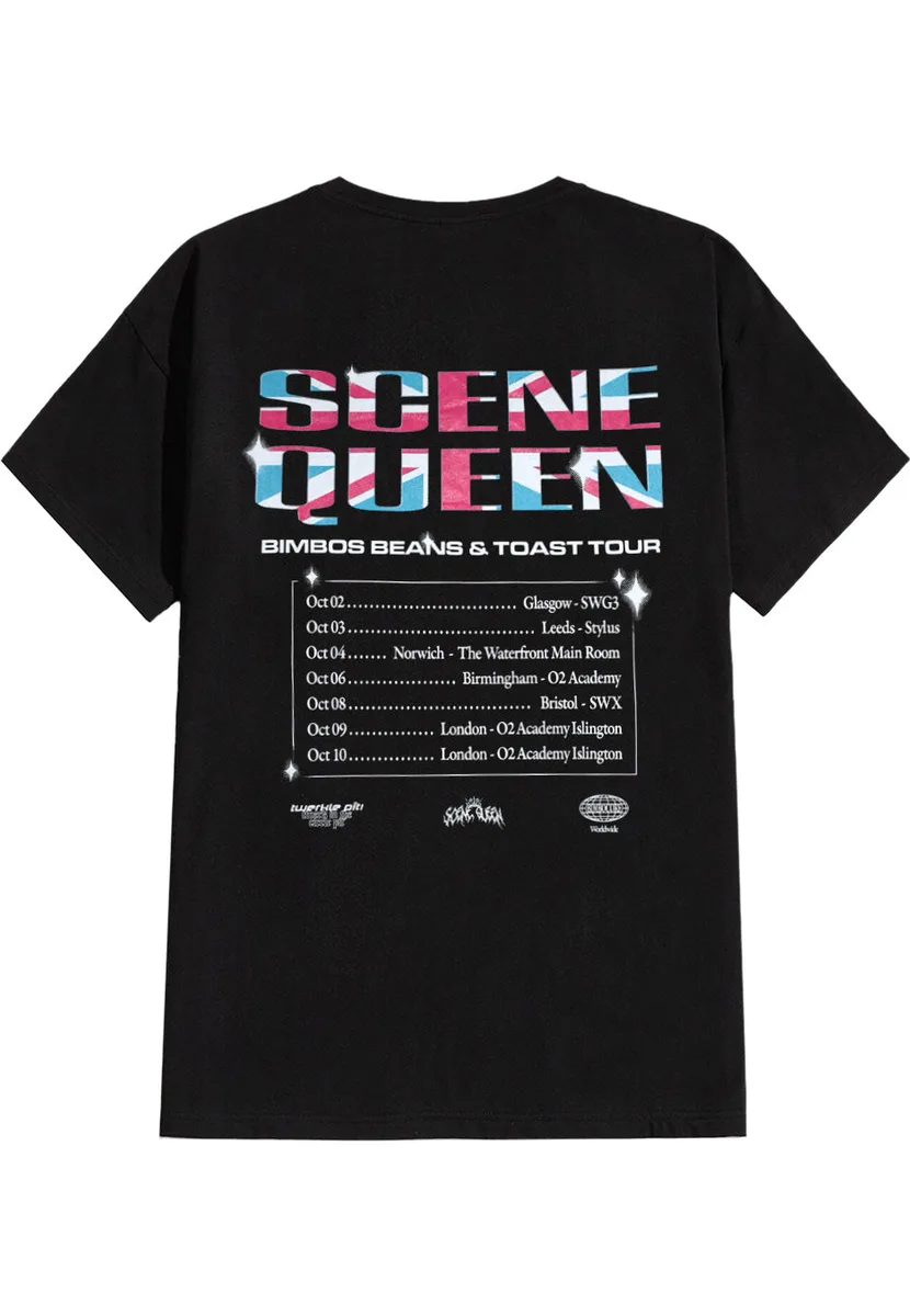 Scene Queen Beans And Toast Tour 2023 T-Shirt