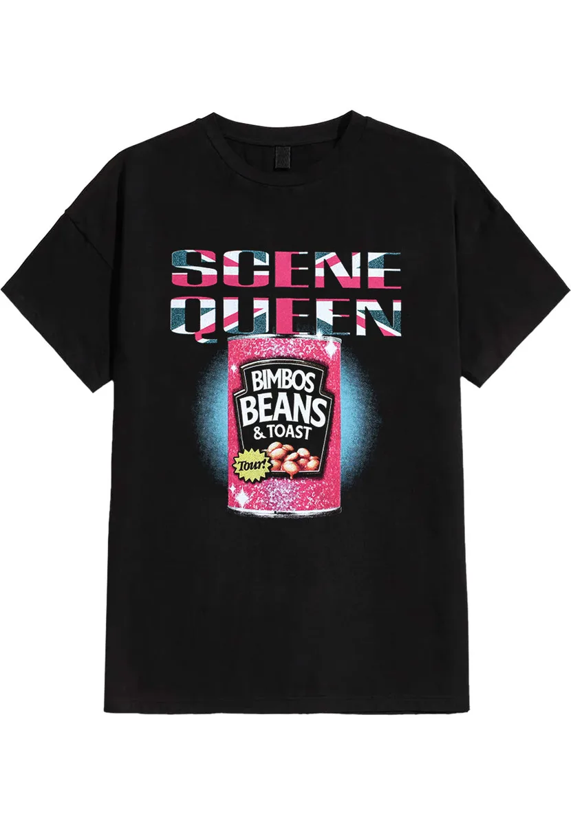 Scene Queen Beans And Toast Tour 2023 T-Shirt
