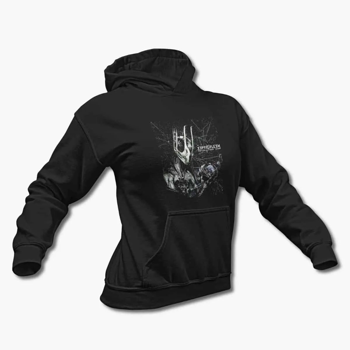 Septicflesh Hoodie, Septicflesh Revolution DNA Black Hooded Sweatshirt, Melodic Death Metal Merchandise