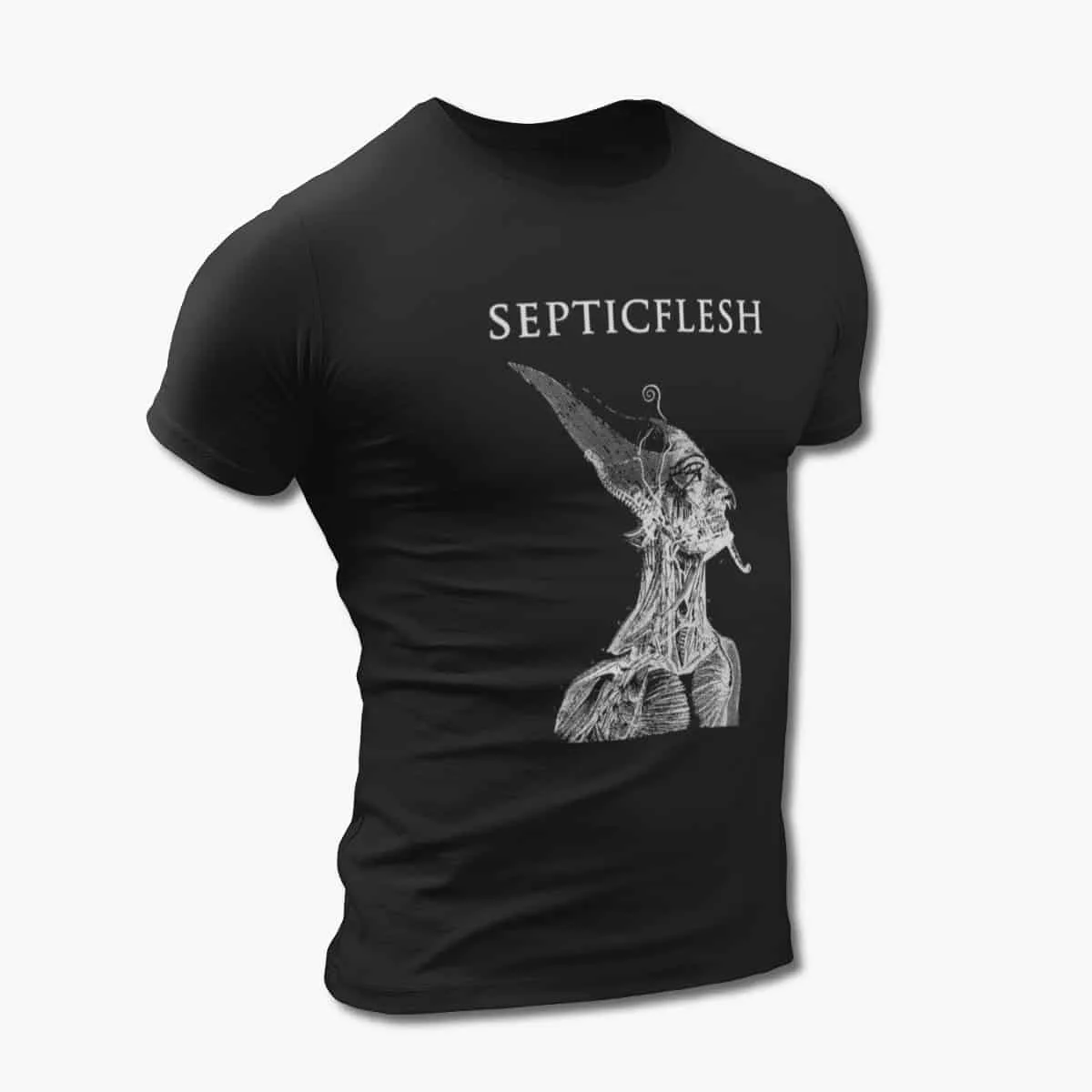 Septicflesh T-Shirt, Septicflesh Communion Black T-Shirt, Death Metal Merchandise