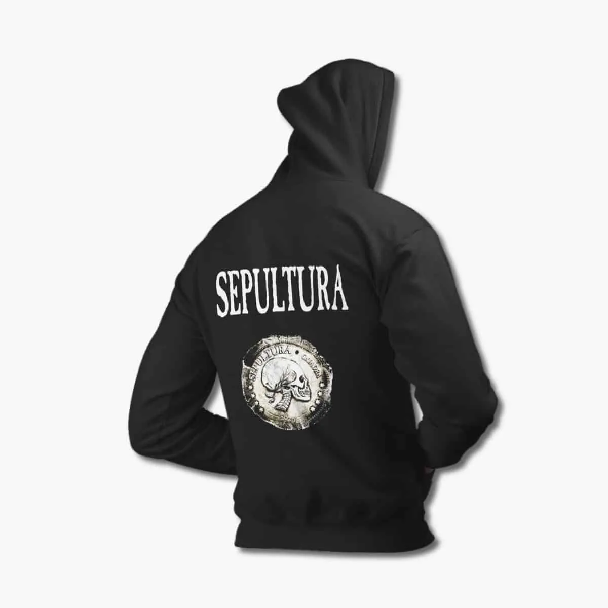 Sepultura Hoodie, Sepultura Quadra Black Hoodie, Thrash Metal Merchandise