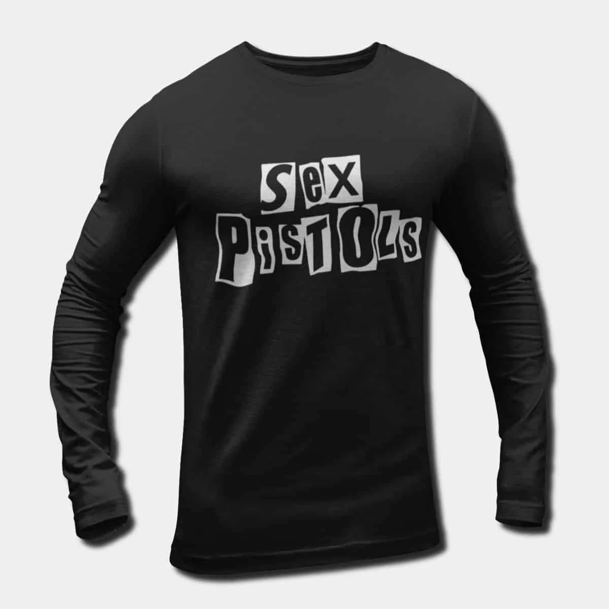 Sex Pistols Band Long Sleeve T-Shirt, Sex Pistols Logo Lonsleeve Tee, Punk Rock Merch