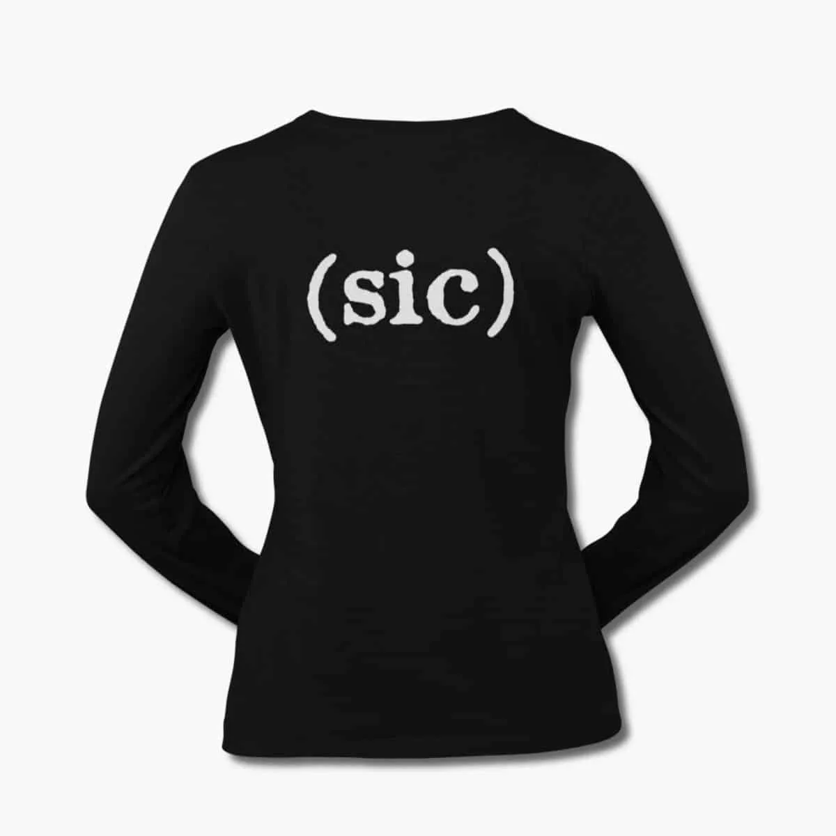 Sic Band Long Sleeve T-Shirt, (sic) Logo Black Longsleeve T-Shirt, Death Metal Merchandise