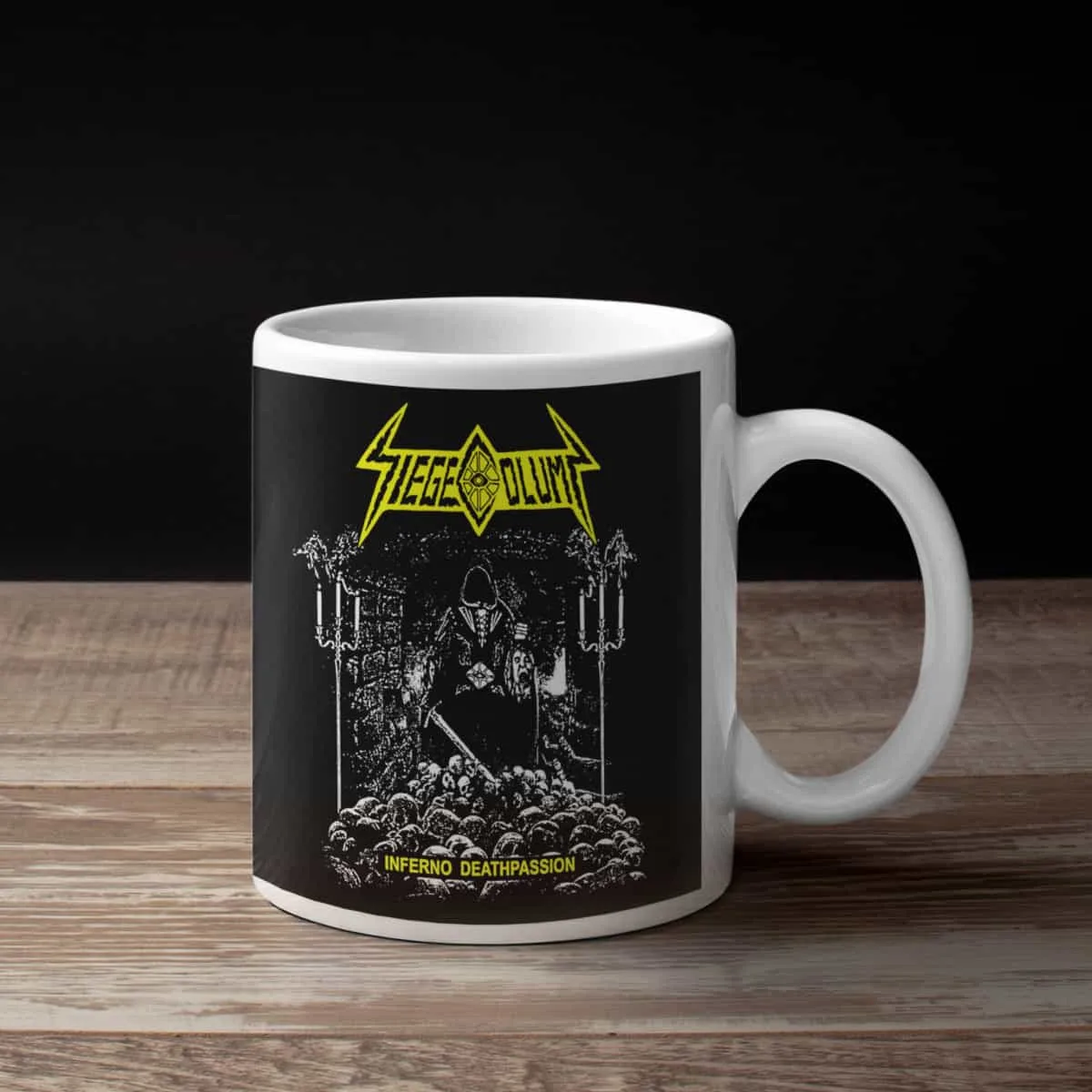 Siege Column Coffee Mug, Siege Column Inferno Deathpassio Coffee Mug
