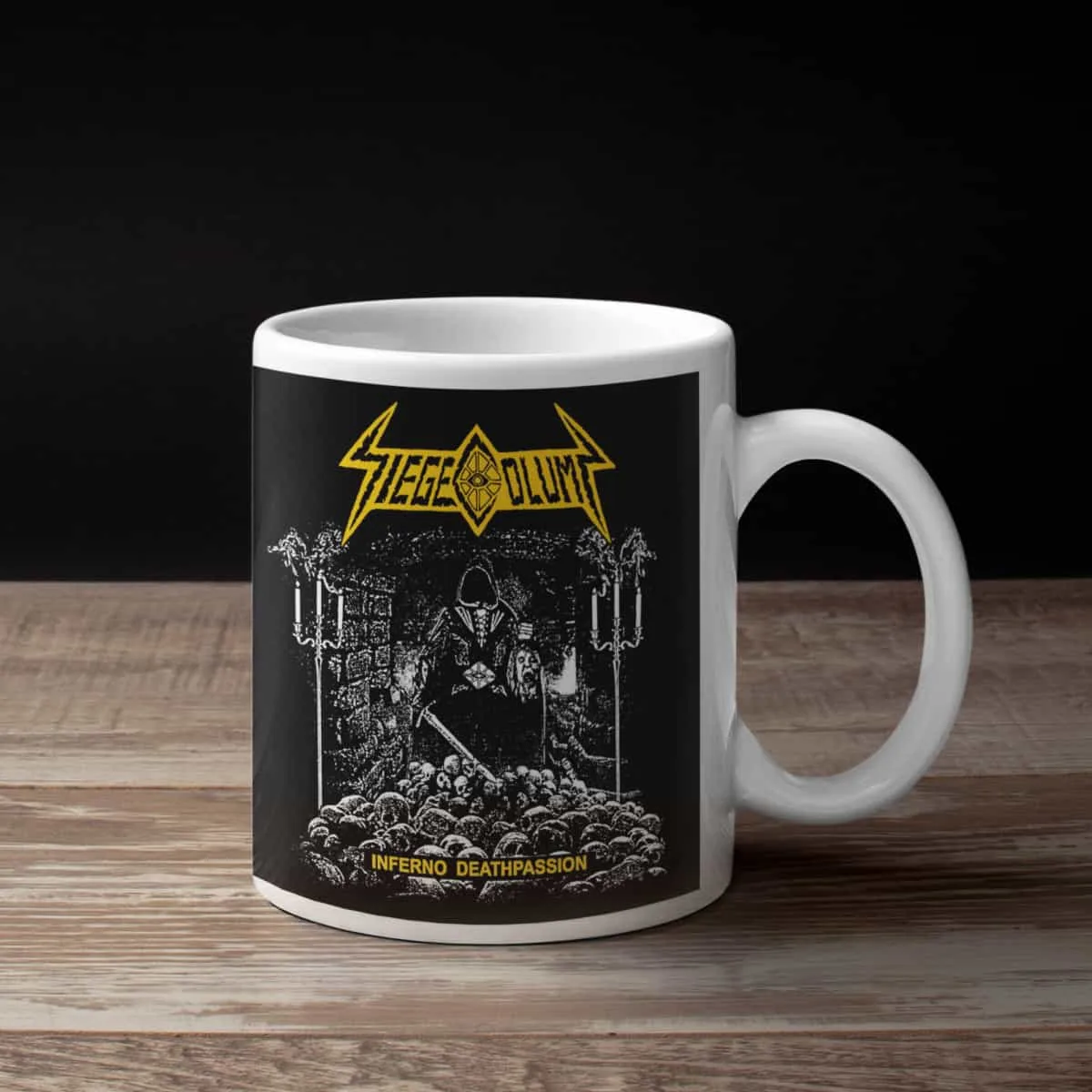 Siege Column Coffee Mug, Siege Column Inferno Deathpassion Coffee Mug