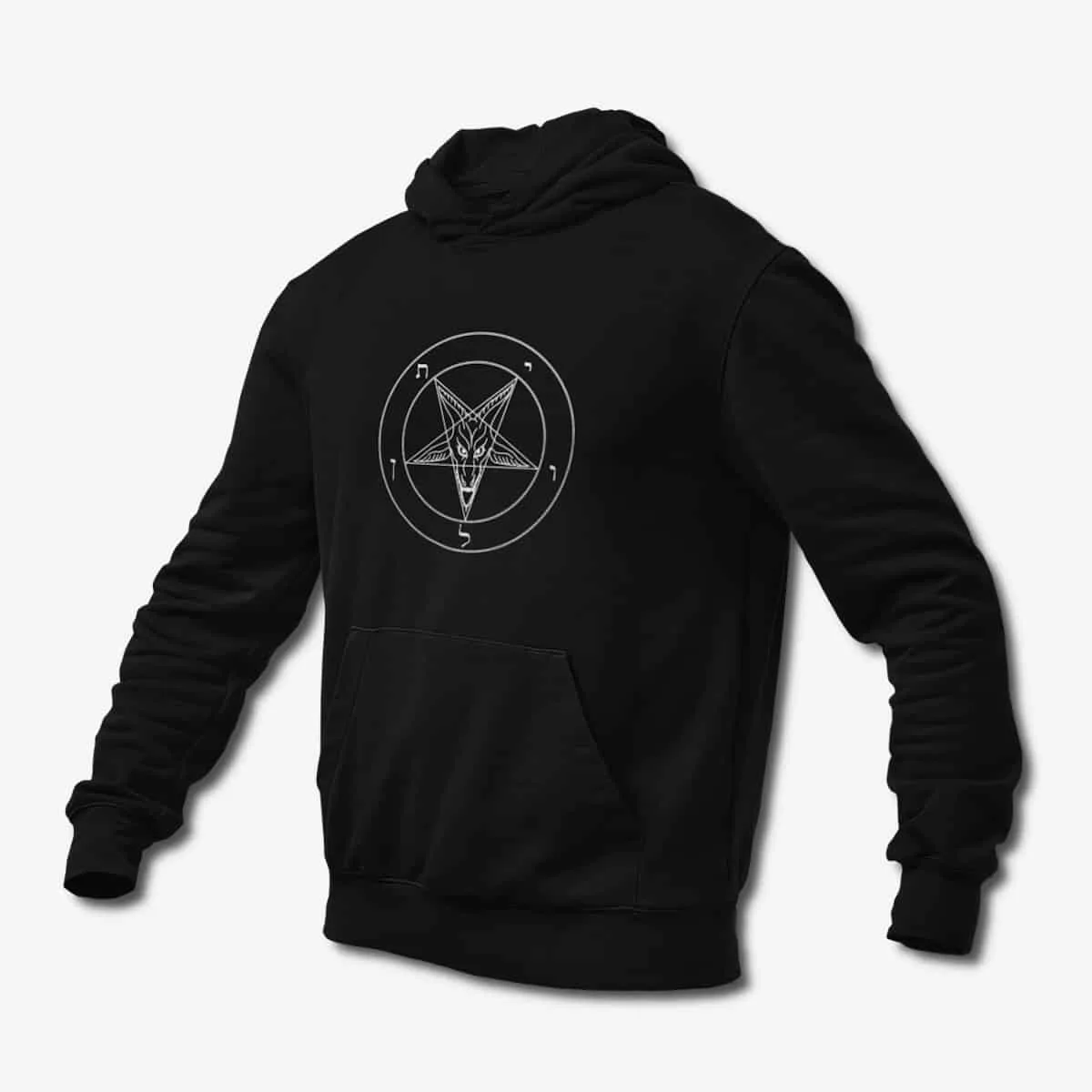Sigil of Baphomet Hoodie, Sigil of Baphomet Black Hoodie