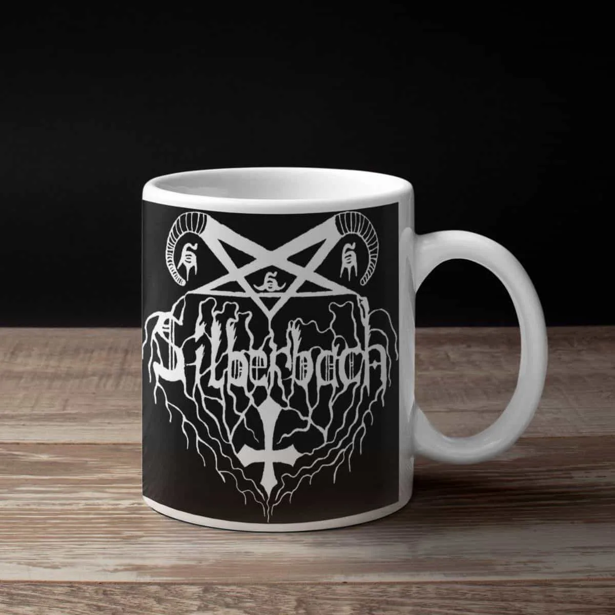 Silberbach Band Coffee Mug, Silberbach Logo Mug