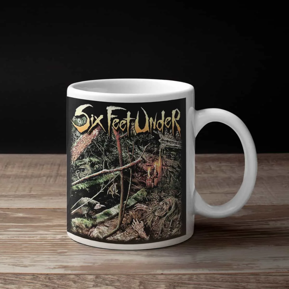 Six Feet Under Coffee Mug, Six Feet Under Crypt of The Devil Coffee Mug