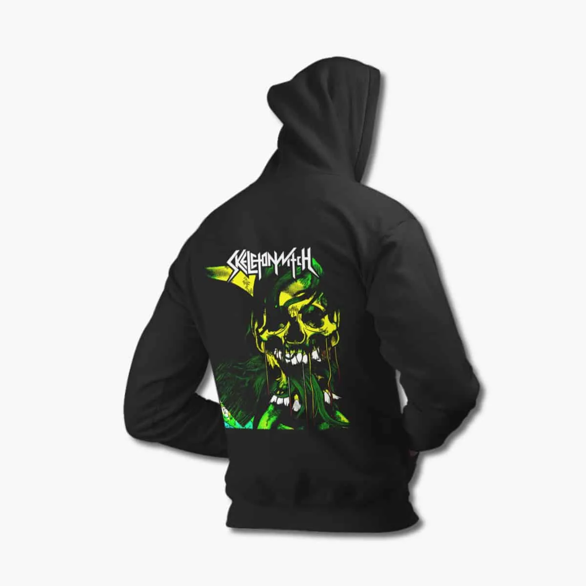 Skeletonwitch Hoodie, Skeletonwitch Worship the Witch Black Hoodie, Melodic Death Metal Merchandise