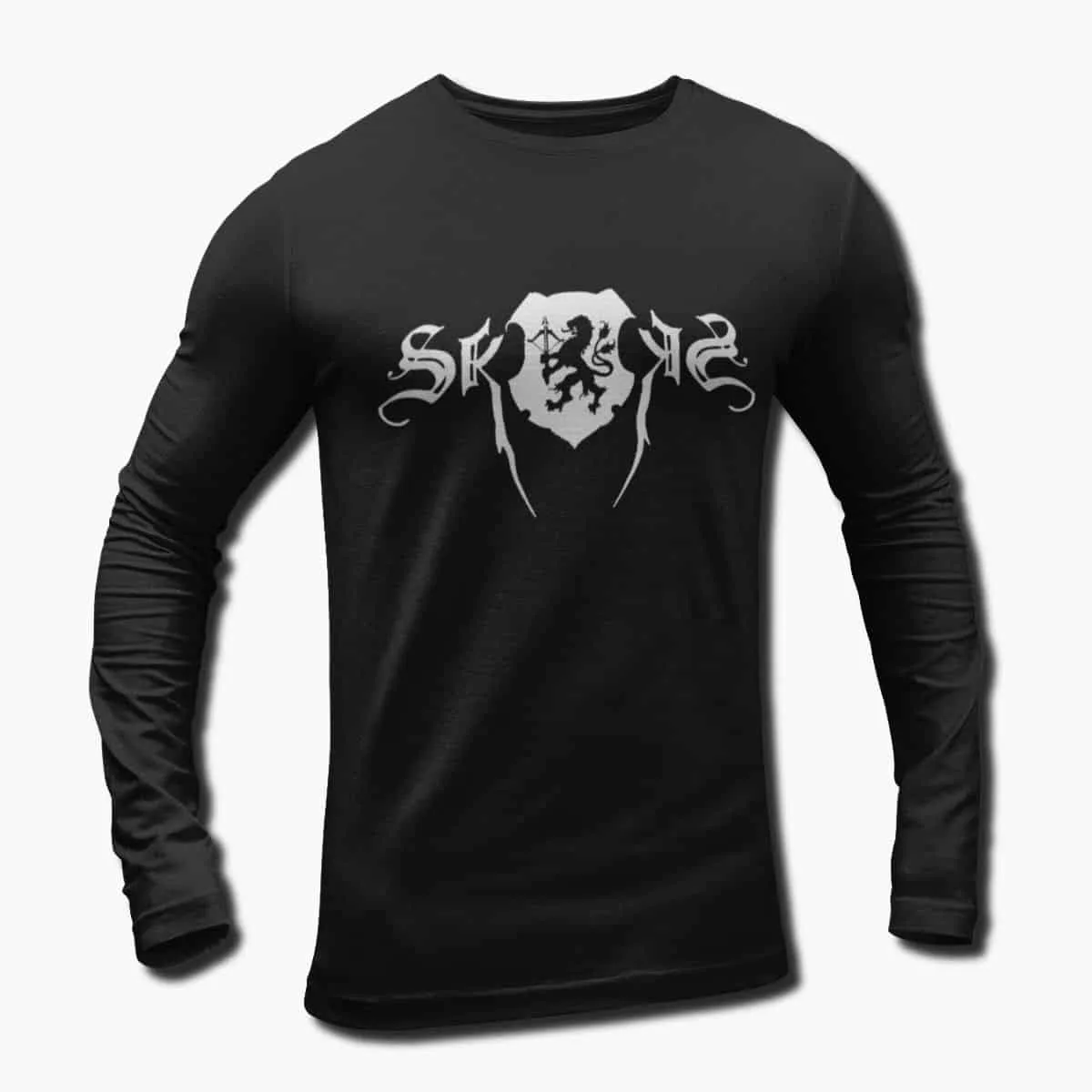 Skogen Band Long Sleeve T-Shirt, Skogen Logo Longsleeve T-Shirt, Black Metal Merch