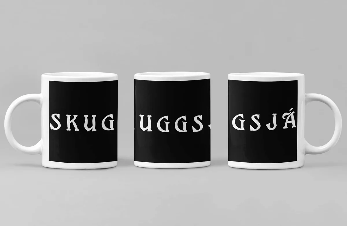 Skuggsja Coffee Mug, Skuggsja Logo Coffee Mug