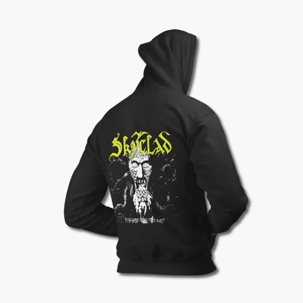 Skyclad Hoodie, Skyclad Forward into the Past Black Hoodie, Folk Metal Merchandise