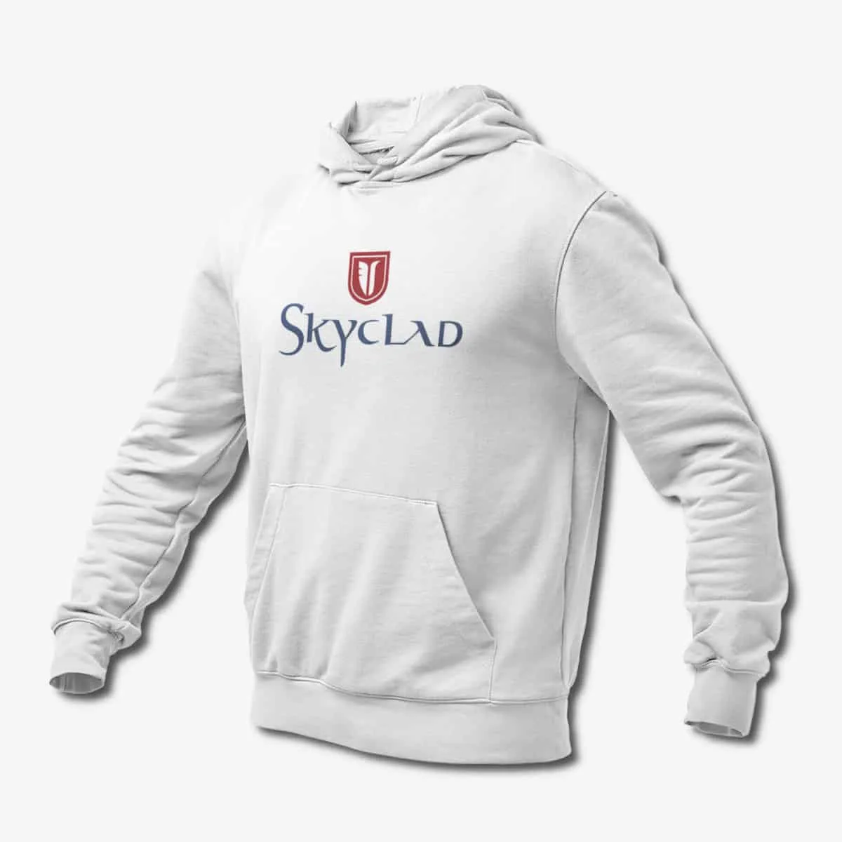 Skyclad Hoodie, Skyclad Logo White Hoodie, Folk Metal Merchandise